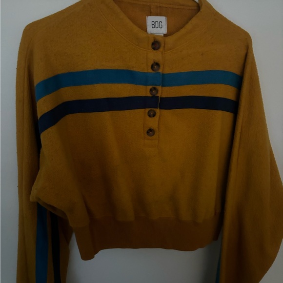 BDG Brooke Henley Sweatshirt - Picture 4 of 4